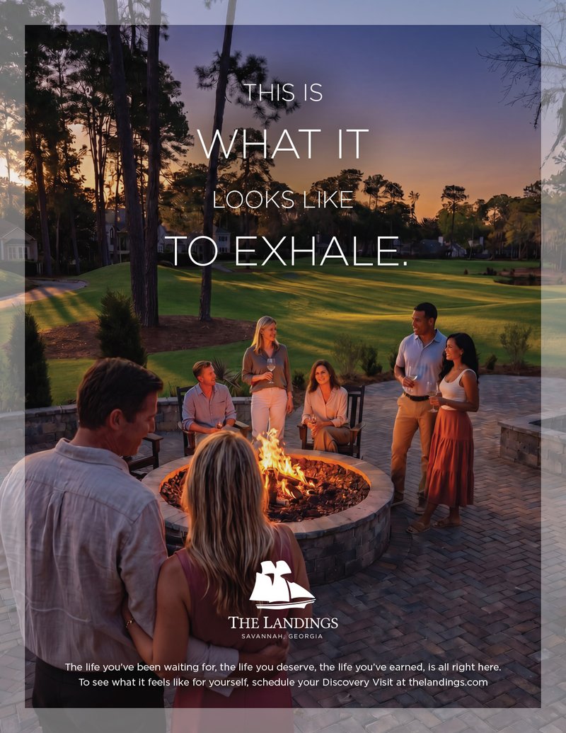Print ad: this is what it looks like to exhale
