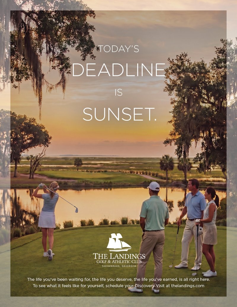 Print ad: today's deadline is sunset